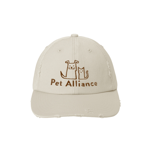 Distressed Dad Hat - Stone